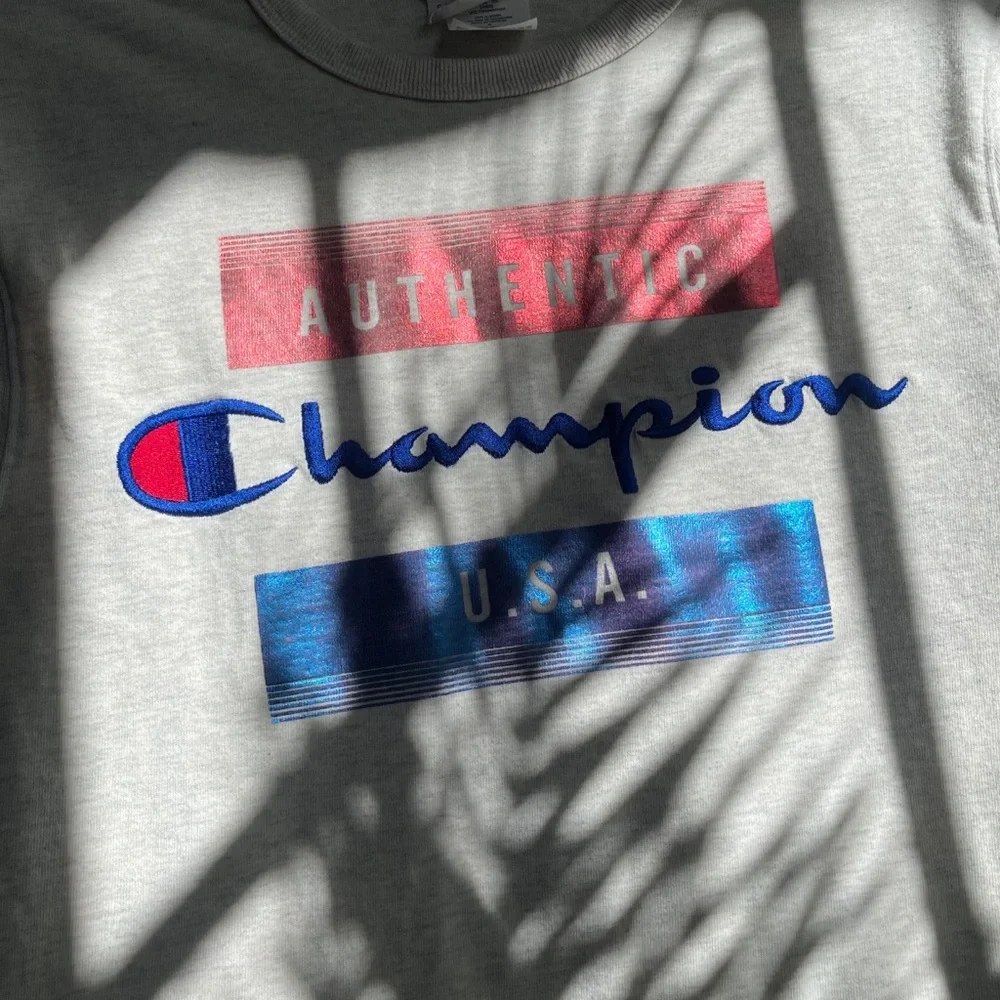 Men’s Champion Heritage Tee - Medium - Marled Oatmeal - Heavyweight Cotton - Picture 7 of 8